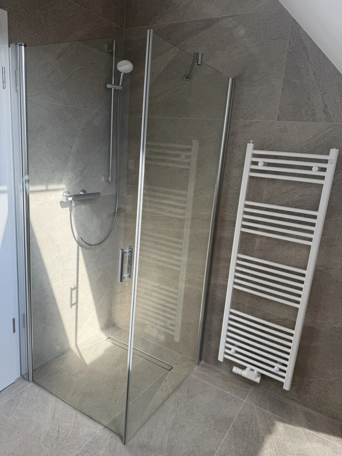 ... mit Dusche