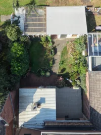 Gartenansicht von oben