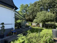 Blick in den tollen garten