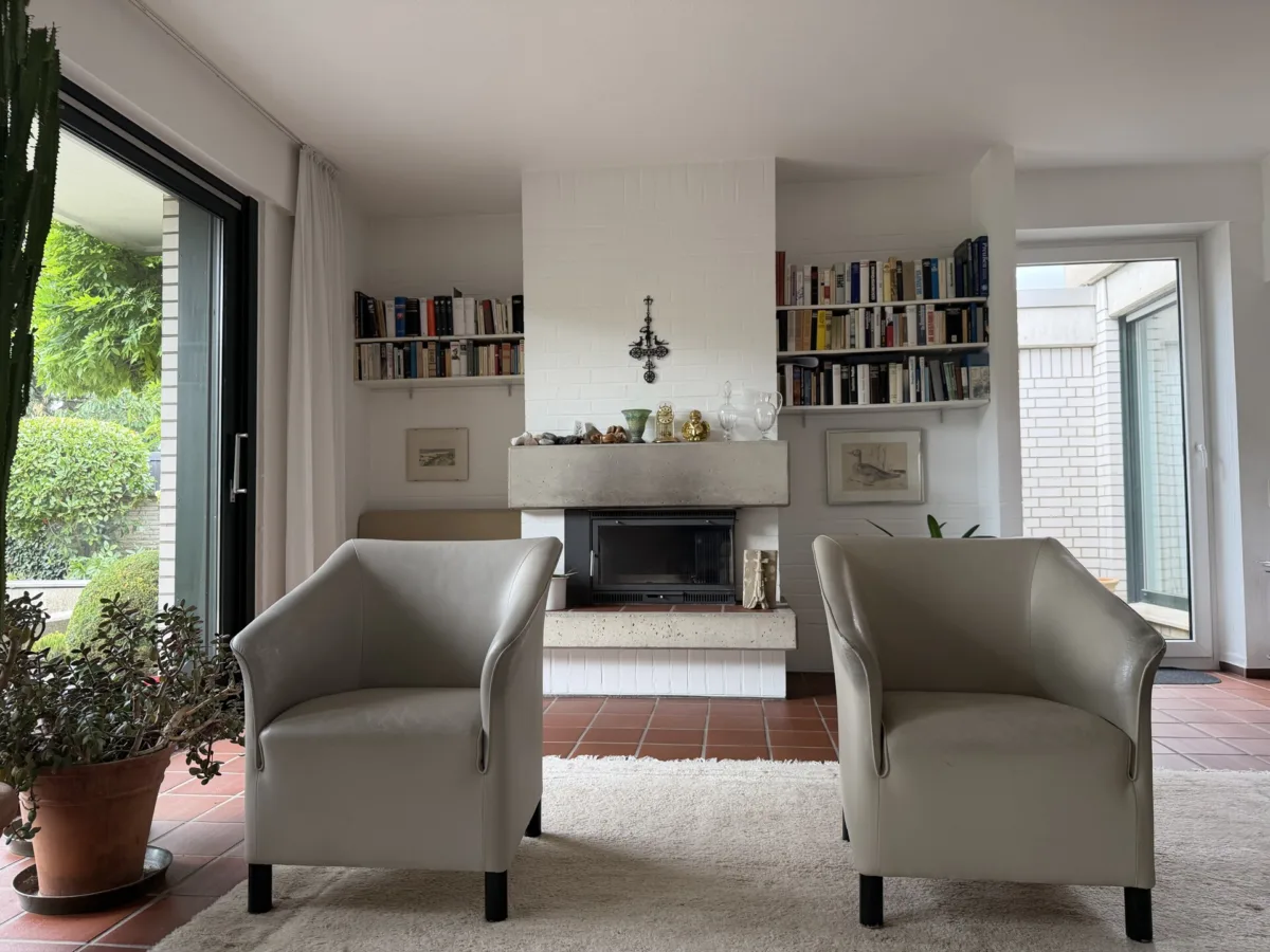 Kamin im Wohnzimmer